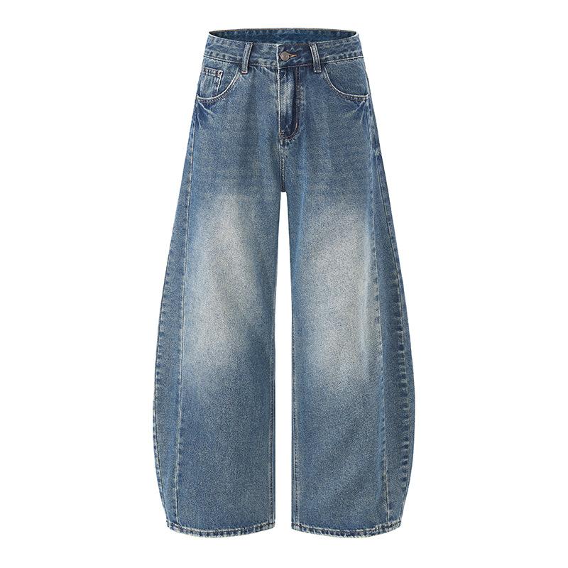 

Джинсы мужские и женские одинаковые простые и свободные прямые брюки 2XL