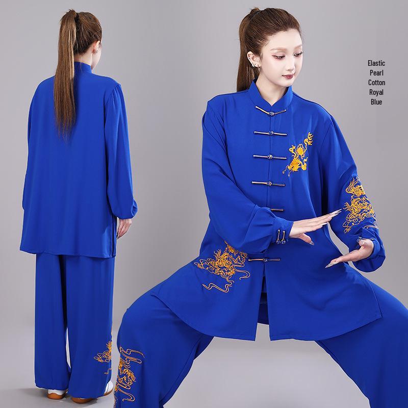 Astoņas Brokādes Izšūta Pūķa Tai Chi