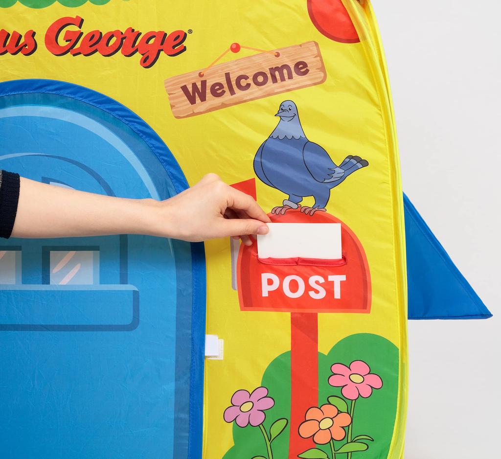 Witthart Curious George Ball House with 30 Balls, Yellow, VG14