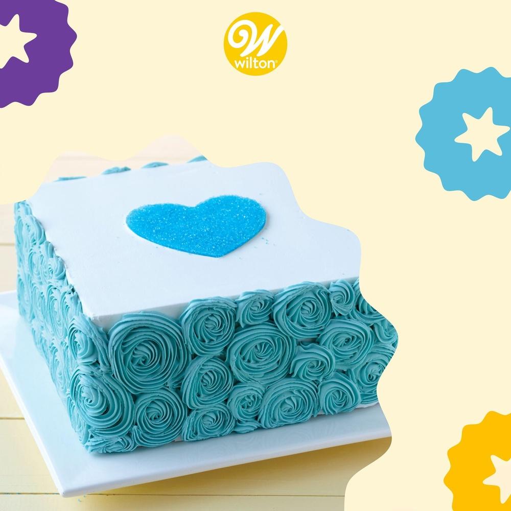 8 Inch Aluminum Square Cake Pan Non-Stick Heavy Gauge Baking Layer Cakes Brownies Even Heat Distribution