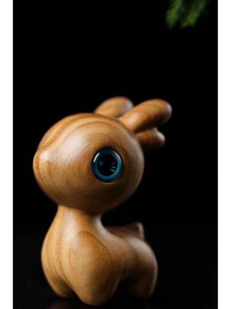 Argentinian Green Sandalwood Little Deer Ornament - Home Decoration Craft 