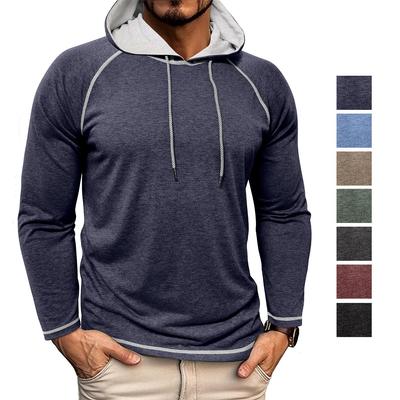 Men’s Hoodies Long Sleeves Shirts Autumn Spring Casual Tops Sportswear Sweatshirt Vintage Classic T Shirt
