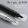 0.3/0.5/0.7/0.9/2.0mm Mechanical Pencil Low Center Of Gravity Metal Drawing Special Pencil Office Write Art Supplies For School