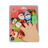 5PCS Feriados Temáticos Natal Fantoches de Dedo Coloridos Mãos de Dedo Brinquedos de Festa Personagens Fantoches de Dedo Para Crianças Adultos