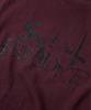 SAINTPAIN Sp Mixed Lettering Short Sleeve T-Shirt Burgundy
