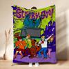 Cool Scoobydoo Cartoon Anime Blanket Comfortable Skinfriendly Throw Blanket For Living Room Bedroom Recliner Party Decor Christmas Gift