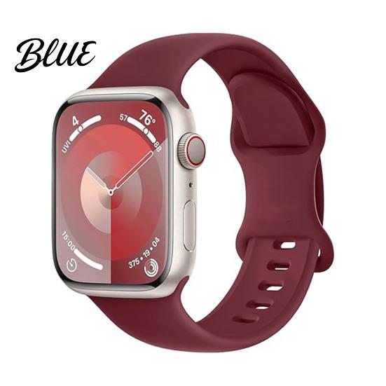 Universal Style Watch Band Silicone Waterproof Sweat-Proof Replacement Soft Solid