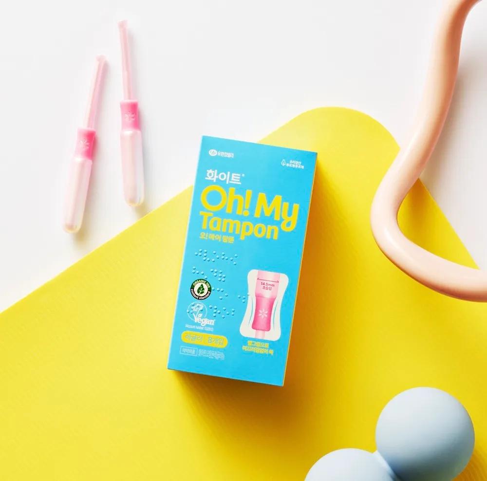 White Oh-My Tampon (Regular/Super) (8ea/12ea) Regular 8ea