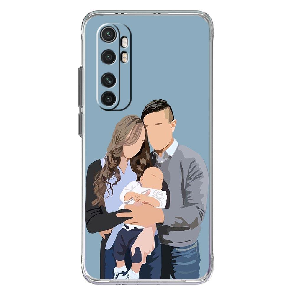 Baby Girl Mom Family Phone Case For Xiaomi Poco X5 NFC X3 F5 F4 F3 M3 14 13T 12T 12 13 Lite 11 Ultra Mi 10T 5G 11X Pro Cover
