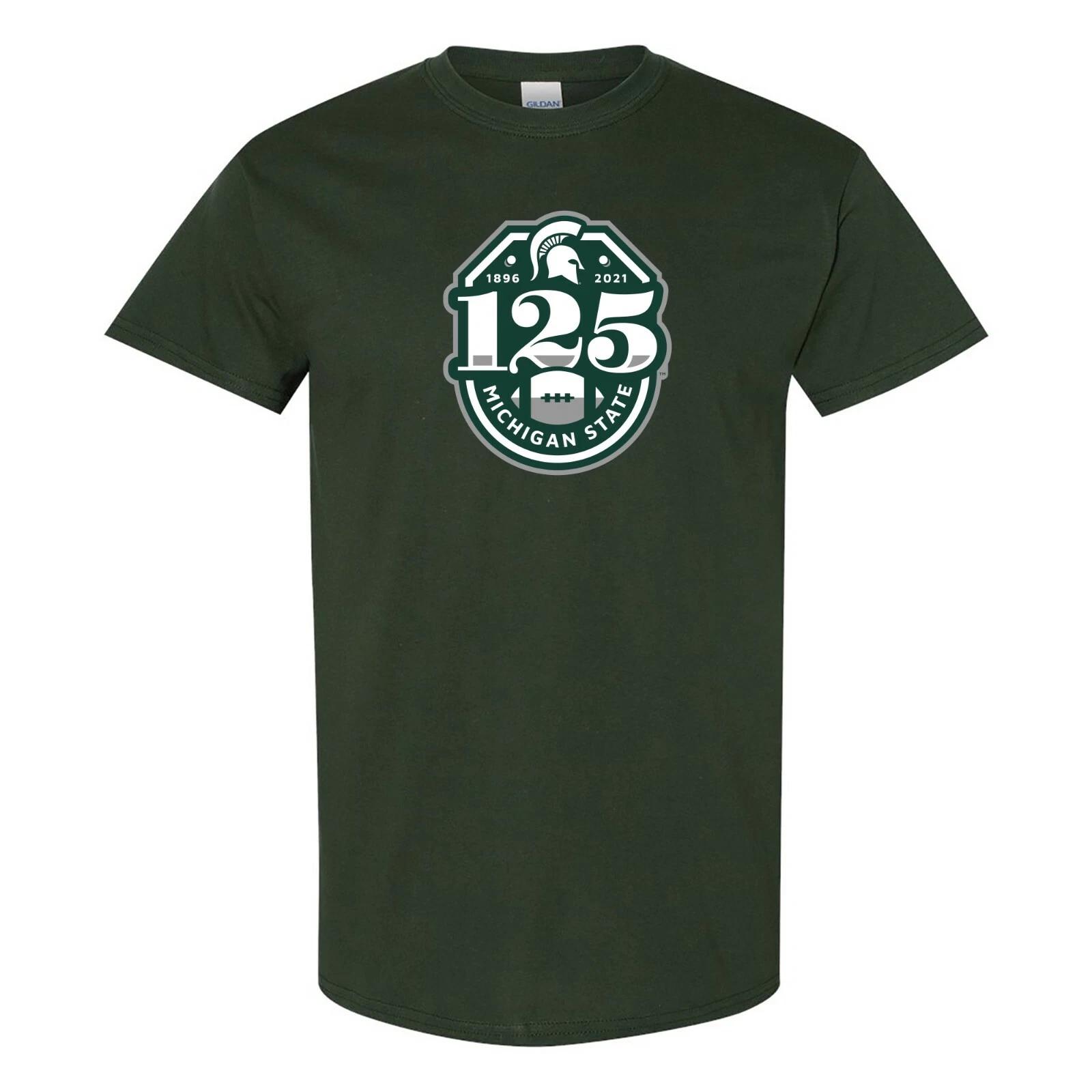 Michigan State University Spartans Football 125th Season T Shirt S
