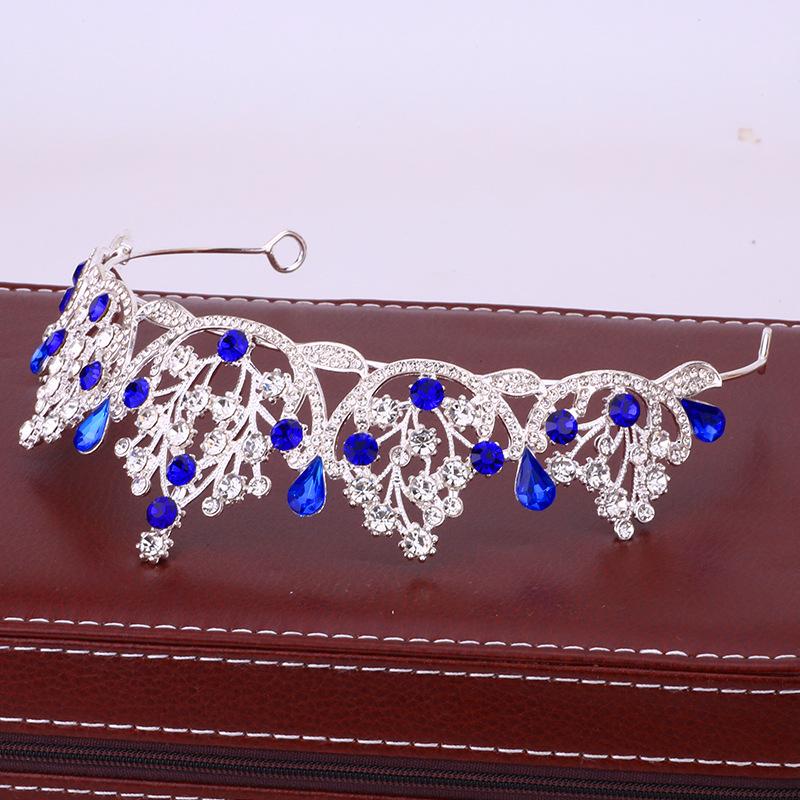 New Fashionable Princess Crystal Crown Headwear Bride's Wedding Dress Dress Accessory  Beauty Pageant Performance Queen's Crown
