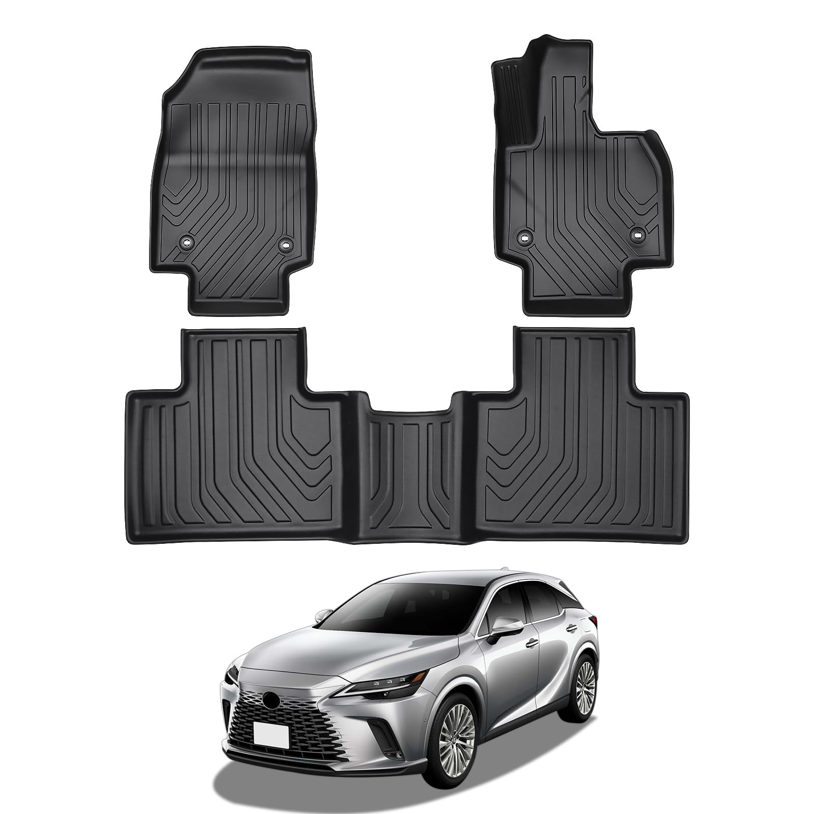

Новый Lexus RX 5-го поколения RX350H RX450H RX500H пол тип RX 3D автомобильный водонепроницаемый TPE защитный индивидуальный салон простая установка коврики RX, для конкретной модели