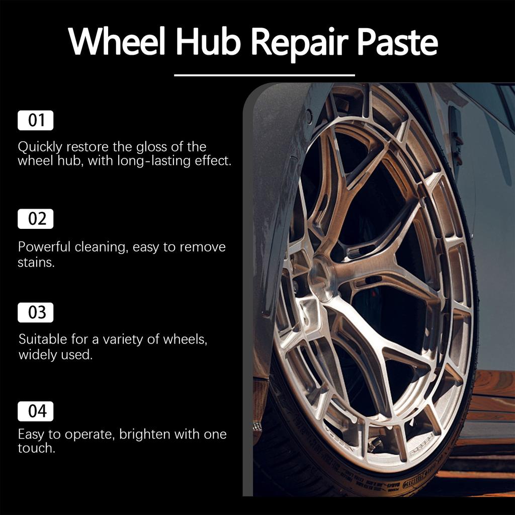 Car Wheel Care Cream; Polishing Care Agent; Coating Agent; Effectively Decompose Stubborn Dirt And Keep The Wheel Hub Clean