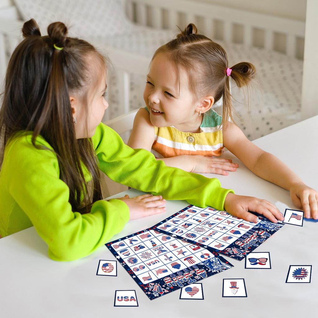 Independence Day Themed Party Afternoon Tea Entertainment Board Game Set Card