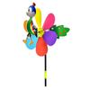 Six Colors Three-dimensional Windmill Cartoon Children Toys Home Garden Decoration Wind Spinner Whirligig Yard Decor