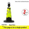 No Parking Zone Reflective Warning Cone