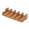 Handmade Wooden Sushi Plate With Divided Compartments For Japanese And French Cuisine Presentation