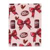 Pepper With Coquette Bow Flat Velvet Blanketmultipurpose Soft Office Bedding Blanket Plushthin Quilt Custom Blankets