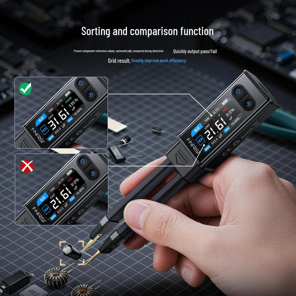 FNIRSI Digital LCR-ST2 Handheld Component Tester