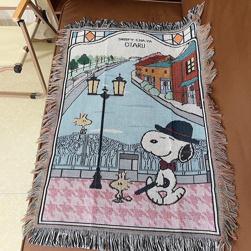 

Retro American Wooden Stick Tapestry: Wall Hanging, Rug, Table Cover, Blanket, Camp Decor. 60*80cm + 3 Medium Nails + 3 Small Clips