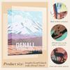 16 Pieces National Park Posters Vintage of 16 Travel Prints Wall Art Abstract Wall Art and Mountain Print Set Abstract Travel Unframed for Living
