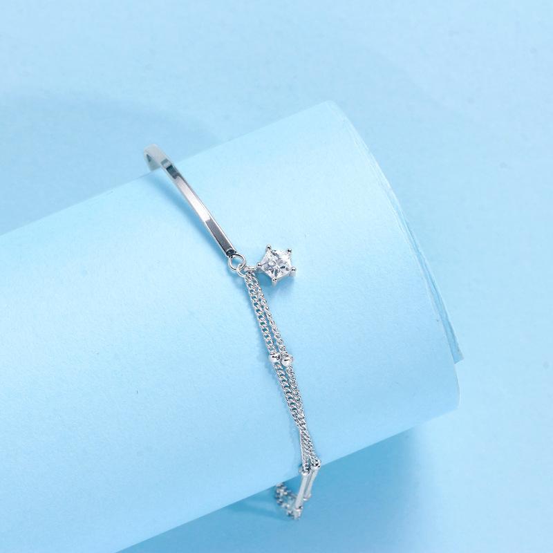 Star Bracelet Women's Double-layer Niche High-end Sense Light Luxury Versatile Ins Wind Bracelet Spring Gift