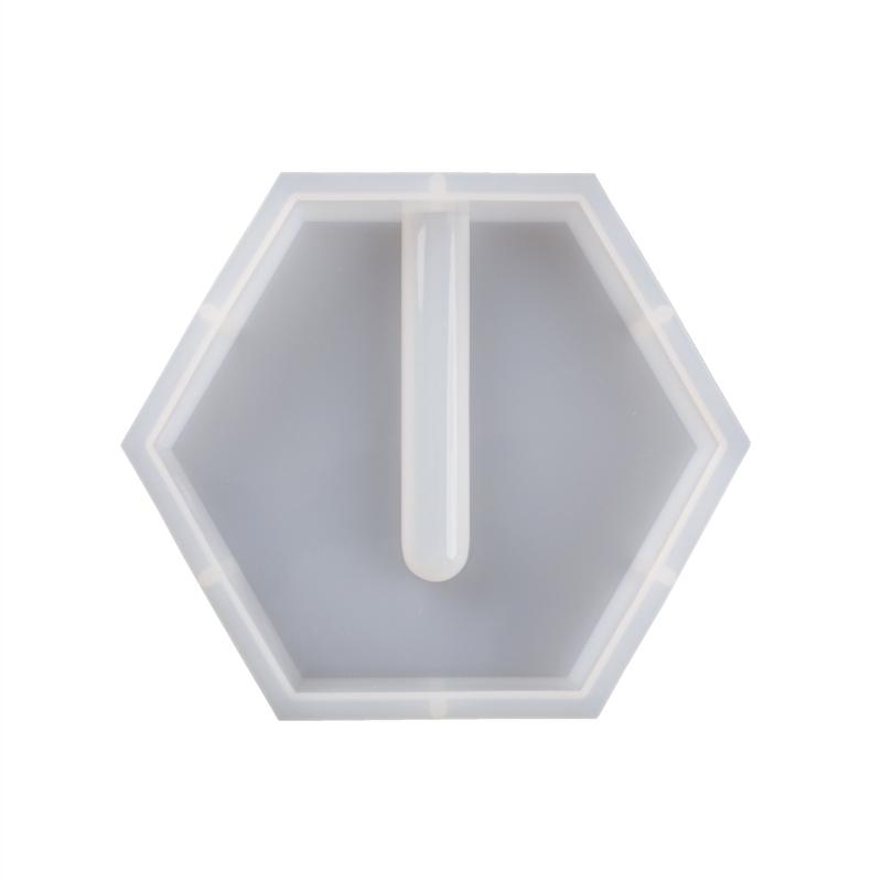 DIY Craft Resin Silicone Mold 2-in-1 Test Tube Water Planting Vase Template for Art Decoration House Accs Casting