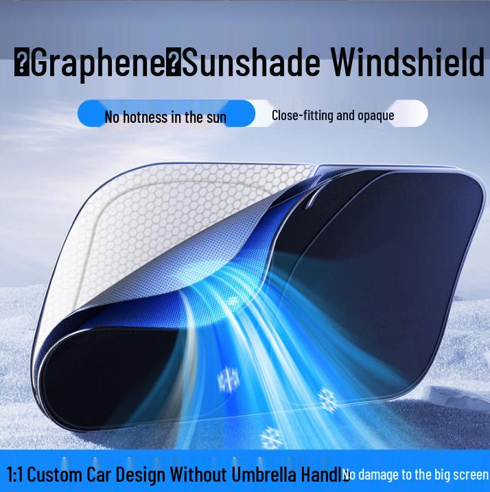Foldable Car Sunshade & Heat Insulation Curtain for Windows