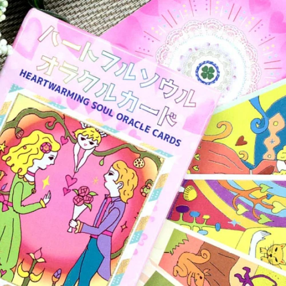 10.4*7.3cm Heartwarming Soul Oracle Deck Card Games Japanese Language 40 Pcs Cards