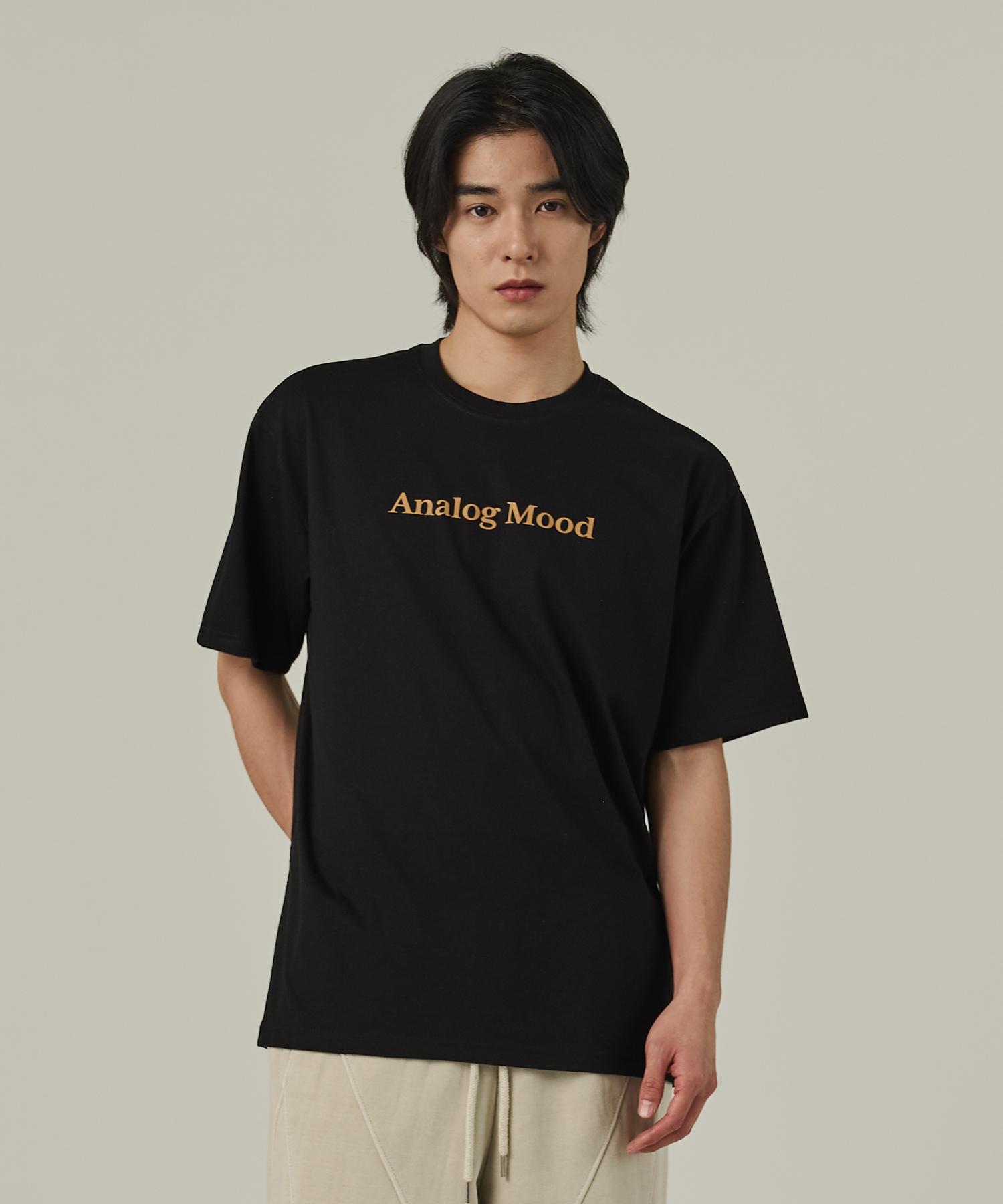 Analog Mood Basic Logo Short Sleeve T-Shirt (Black) M