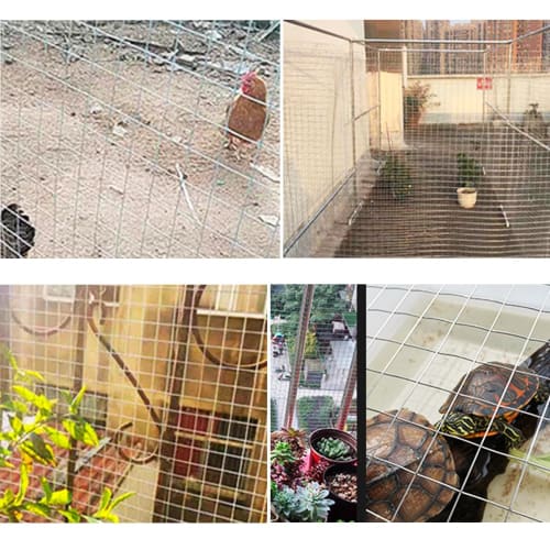 Rodent Repellent Netting, Animal-Proof Wire Mesh, 0.8mm Wire Diameter, 6mm Mesh, Rust-Resistant Galvanized Wire Fence Roll, Gardening DIY, Rodent Prev