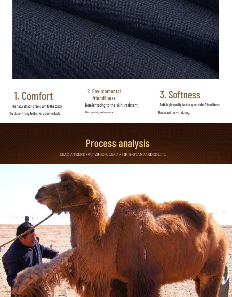 Men's Winter Warm Set: Cotton-Padded Jacket and Pants for Seniors – Fleece-Lined, Camel Down, Ideal for Dad or Grandpa.