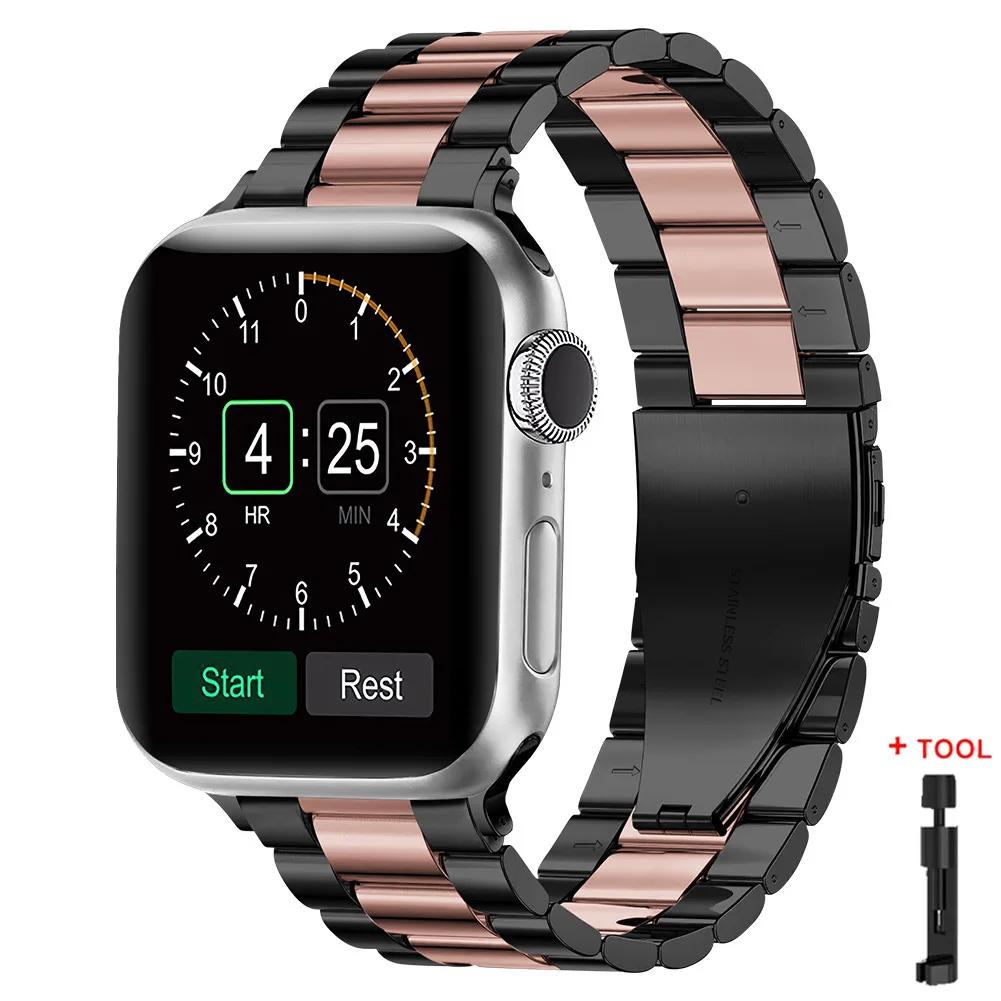 Stainless Steel Strap for Apple Watch S11 10 46mm 42mm Ultra 3 49mm 45mm 41mm 44mm Metal Band for IWatch Series 9 8 7 SE 6 5 4 3