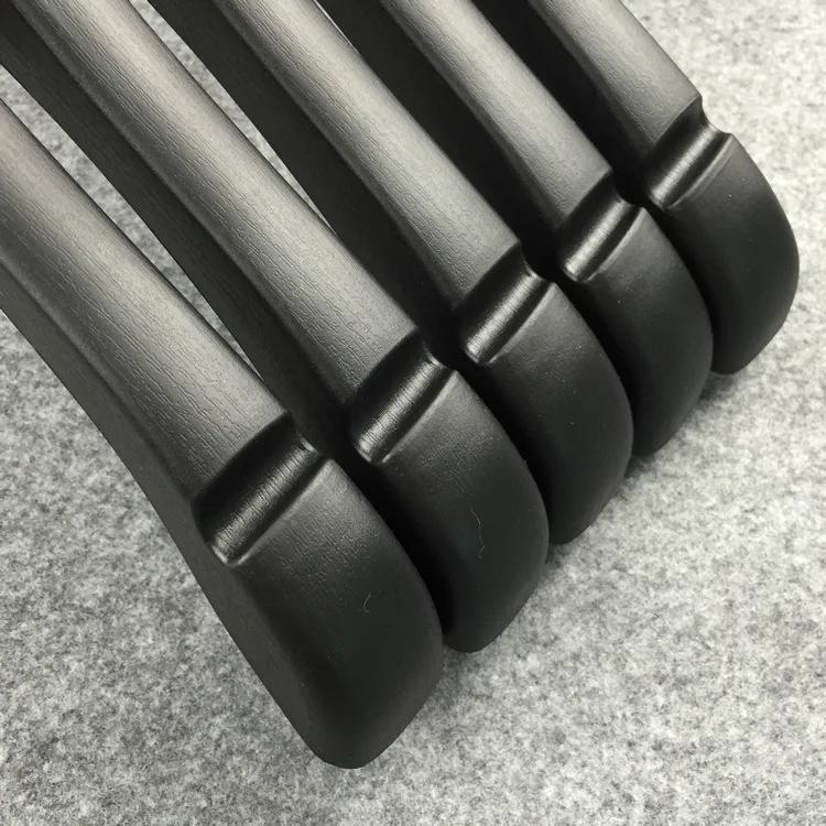 High-grade Women Coat Hanger,PP Imitation Wood Grain Hangers for Clothes Dress,Non-slip with Groove Clothing Rack for Pants,5pcs