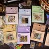40 Pcs Vintage Stamp Style Stickers Pack Decorative Labels Scrapbooking Collage Material Junk Journal Supplies