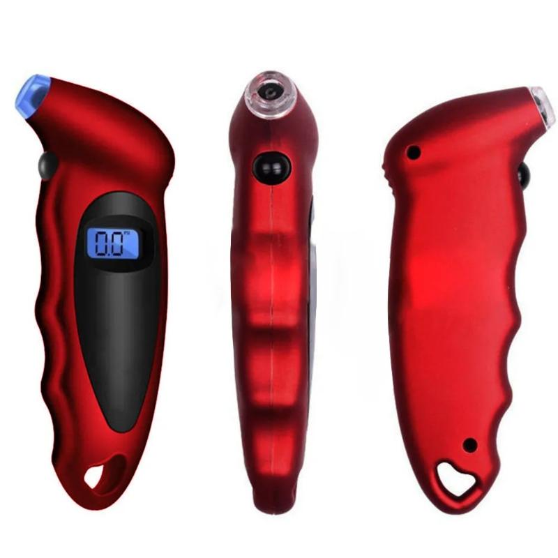 2025  Tire Pressure Gauge With Backlight - High-Precision Digital Lcd Display For Car Safety, Emergency & Maintenance Tool