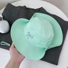 Quick-drying Fisherman Hat with Large Brim Bow Tie for Women In Summer Sweet Sun Protection Pot Hat Korean Style Outdoor Hiking Hat