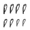 44pcs Fishing Rod Tip Stainless Steel Ceramic Fishing Pole Guide Ring Fishing Rod Repair Kit
