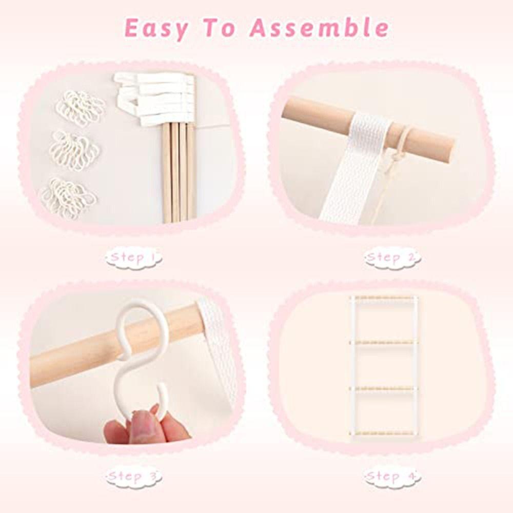 1 Set Large Capacity Hair Headband Storage Rack Space Saving Wall Hanging Decor  Baby Room