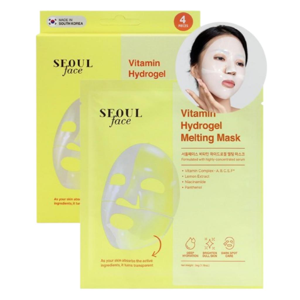 [Seoul Mask] Hydrogel Melting Jelly Gel Mask 4EA 3types