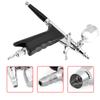Multi Purpose 2 Cups Side Feed Spray Gun Trigger Airbrush for Art Painting 166