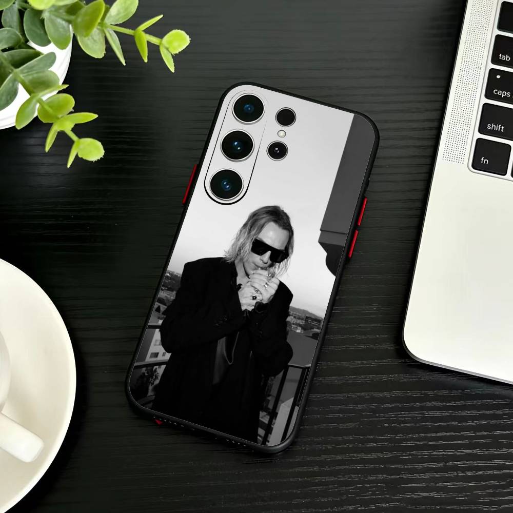 

F-Jamie Campbell Bower Phone Case For Samsung S26,S25,S24,S23,S22,S30,S21,Ultra,Plus,FE 5G Black Soft Cover Samsung S26ULTRA