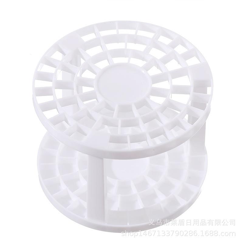 Multifunctional Makeup Brush Holder, Large Capacity Rotating Round Organizer for Brushes and Pencils (Without Makeup Brushes)