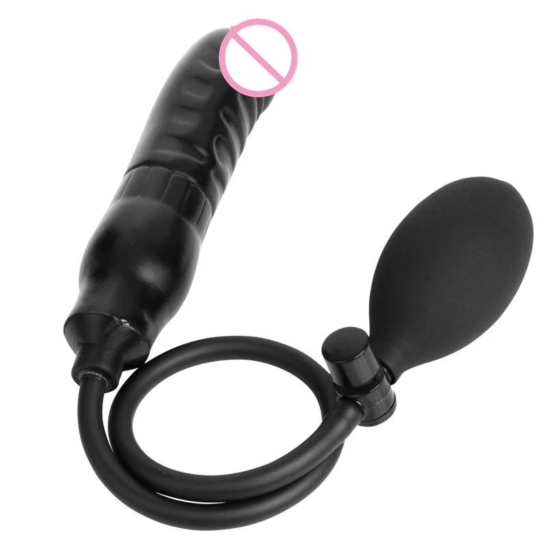 Inflatable Butt Plug Anal Dilator Vagina Massager Ass Expandable Sex Toys for Men Women Couples Adult Supplies Erotic