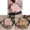 Cute Cartoon Duffy Bear Double Shoulder Bag For Girls And Teens Made Of Plush Material With Storage Capacity