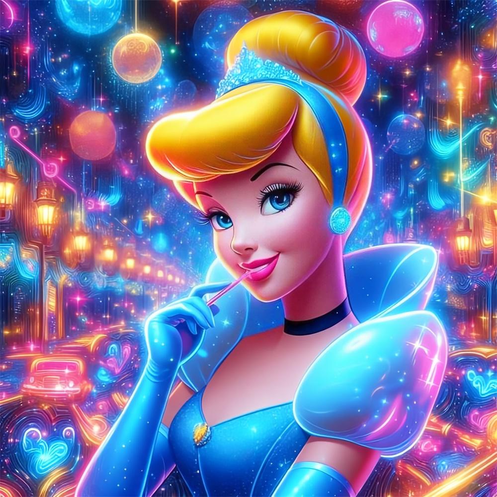 Disney Princess Starry Sky Collection 5D Diamond Painting Full of Diamonds DIY Handmade Diamond Painting Fantasy Cartoon Decoration Painting Kit