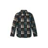 Timberland Seria Urban Outdoor Casualowa Koszula z Długim Rękawem Haftowana w Kratę Męskie koszule Błękit Morski A2F4P-AS6