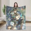 Firefly Blanket Honkai Anime Fuzzy Funny Warm Throw Blanket for Home Winter