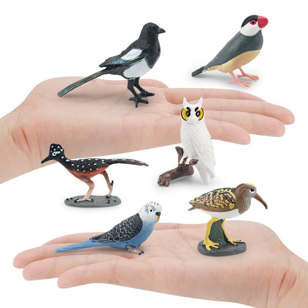Thunderbird & Bird Animal Models: Owl, Magpie, Finch, Parrot - Garden Decor Ornaments