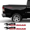 2Pcs 4X4 Off Road Stickers Car Graphics Decor Decal For Ford F150 Silverado GMC Sierra Dodge Ram Isuzu Dmax Pickup